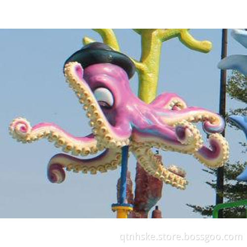 Aqua Splash Water Attractions Oceanic Animal Octopus Spray